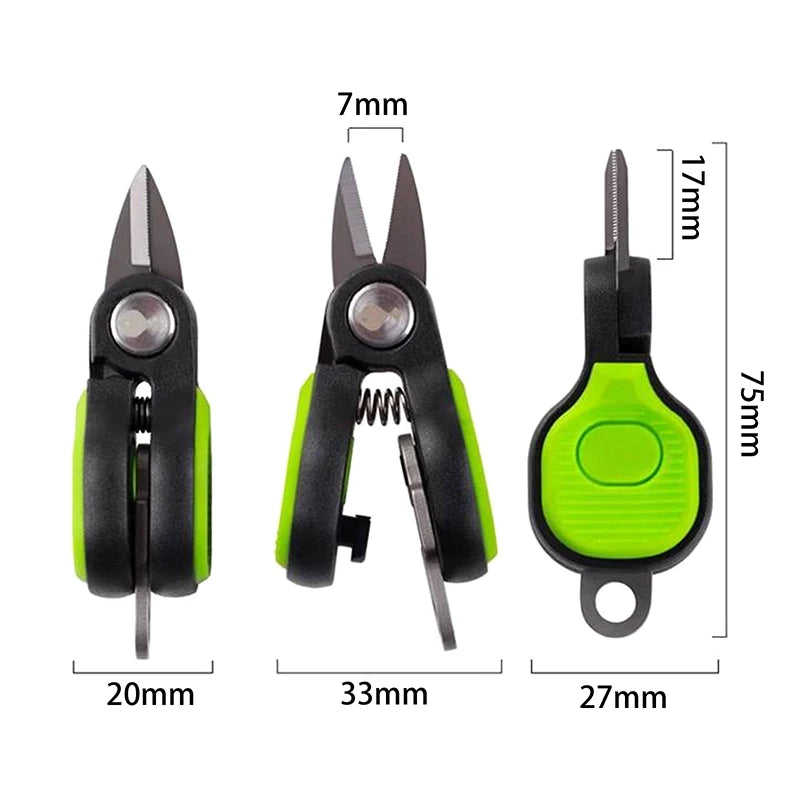 Fishing Special Small Scissors Cutting Carbon Line PE Nylon Lead Luya Qme