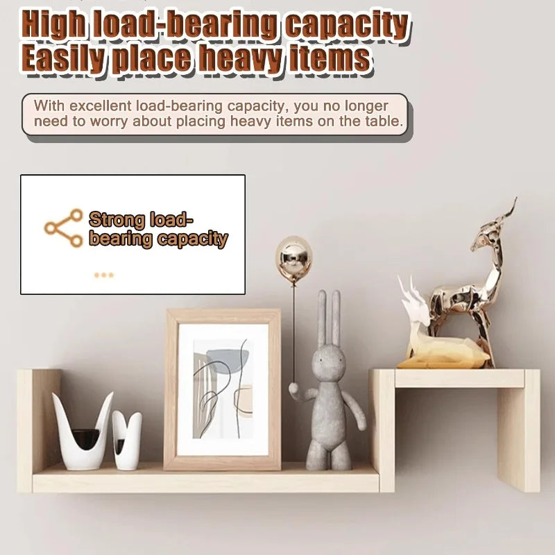Wall Shelves Living Room Bathroom Mounted Bedroom Kitchen Qme