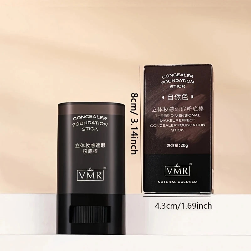 Three-dimensional Concealer Foundation Make-up Stick Waterproof Sweat Qme