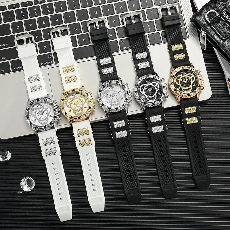 1PC Surprise Mystery Watch Blind Box-Men’s Watch Fashion Silicone Band Analog Quartz Wrist Watch Man Sports Watches Reloj Hombre Qme