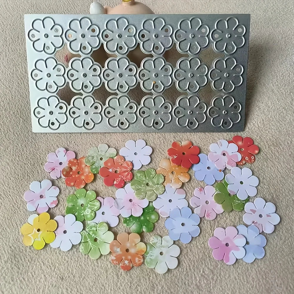 1 Piece of Flower Metal Cutting Mold, Suitable for DIY Scrapbook, Photo Decoration Embossed Paper Mold, Designed Specifically Qme