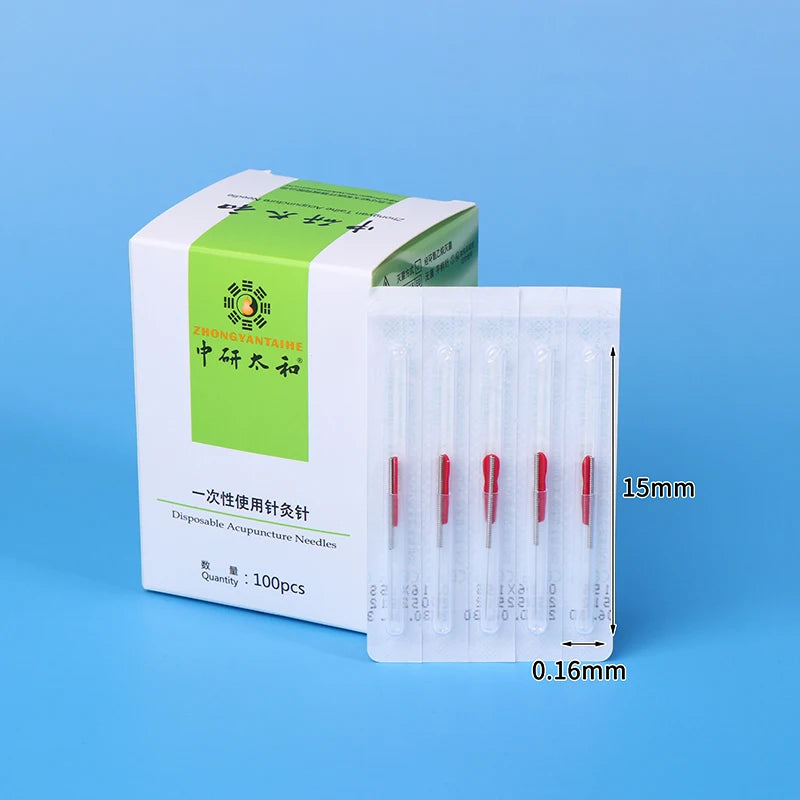 Disposable Acupuncture Needle 1 Guide Tube Stainless Steel Individual Qme B