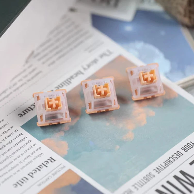 Chosfox Yichu Silent Linear Switch RGB Mechanical Keyboard Game Hostels Switch 5Pin Factory Lubed Hot Swap Custom MX Switch POM Qme