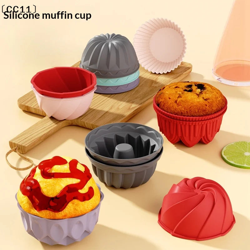 Charlotte Cake Pan Silicone Cheesecake Nonstick Round Baking Mold Qme