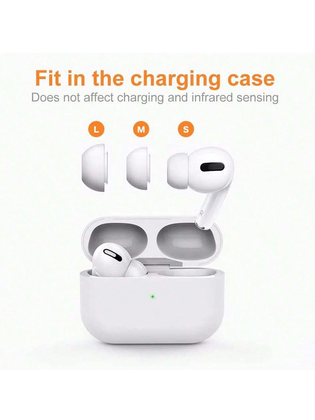 Suitable Airprods Silicone Ear Caps Wireless Bluetooth Earphone Qme
