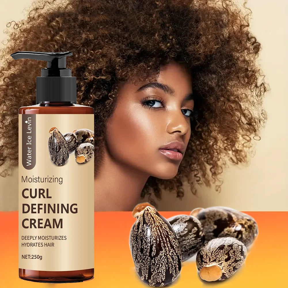 Perm, Latin Curls, Braids, and Curling Styling Cream, Give Hair a Natural, Voluminous, Long-Lasting Style, Moisturize and Nourish, Suitable for Wavy and Curly Hair, and Protect the Hair Qme