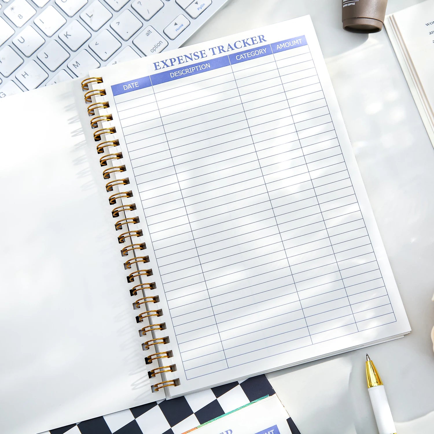 A5 Floral Finance Planner, Aesthetic Savings & Account Book, Helps Build Personal Money Management HabitsA5 Floral Finance Plann Qme