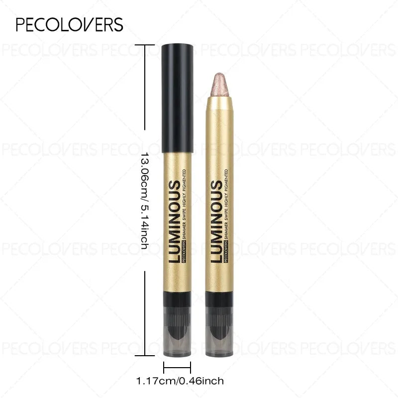 Gold Tube Eye Shadow Pen Multi-color Selection Highlights Brighten Qme