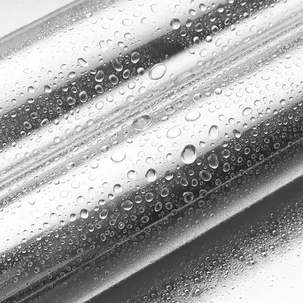 Stainless Steel Brushed Silver Self-Adhesive Vinyl Film Waterproof & Oil-Proof Removable Wallpaper for Kitchen Qme