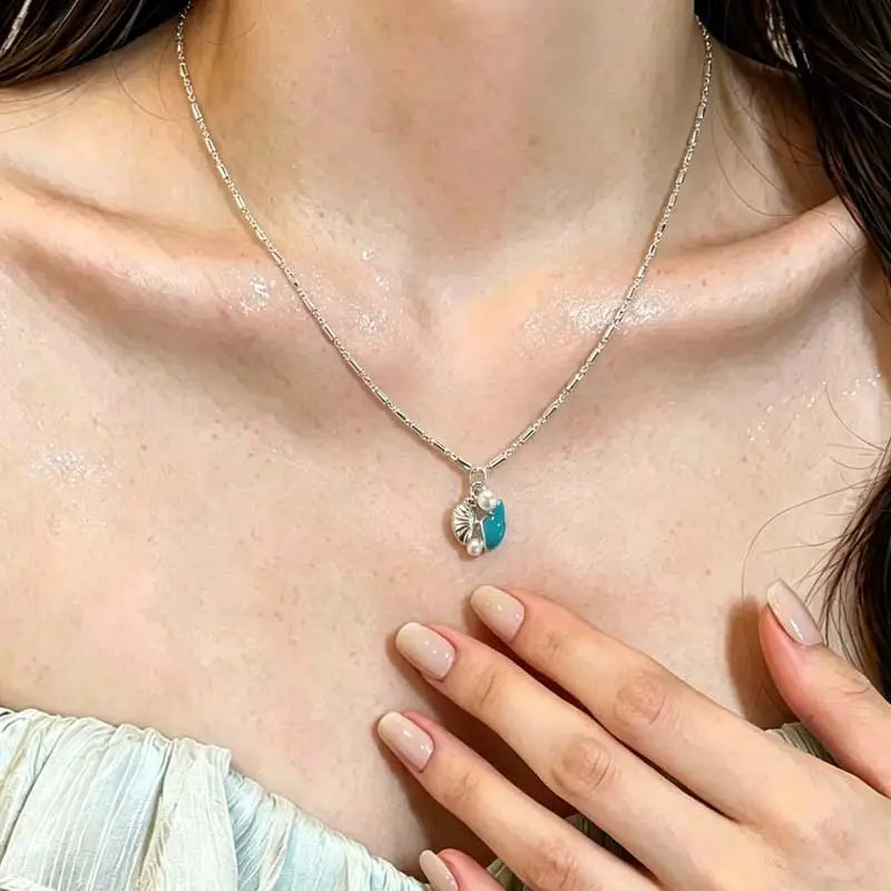 Adjustable Pendant Necklace Exquisite Fairy Design Tarnish Resistant for Women Daily Wear Cocktail Party Holiday Gifts Qme A3