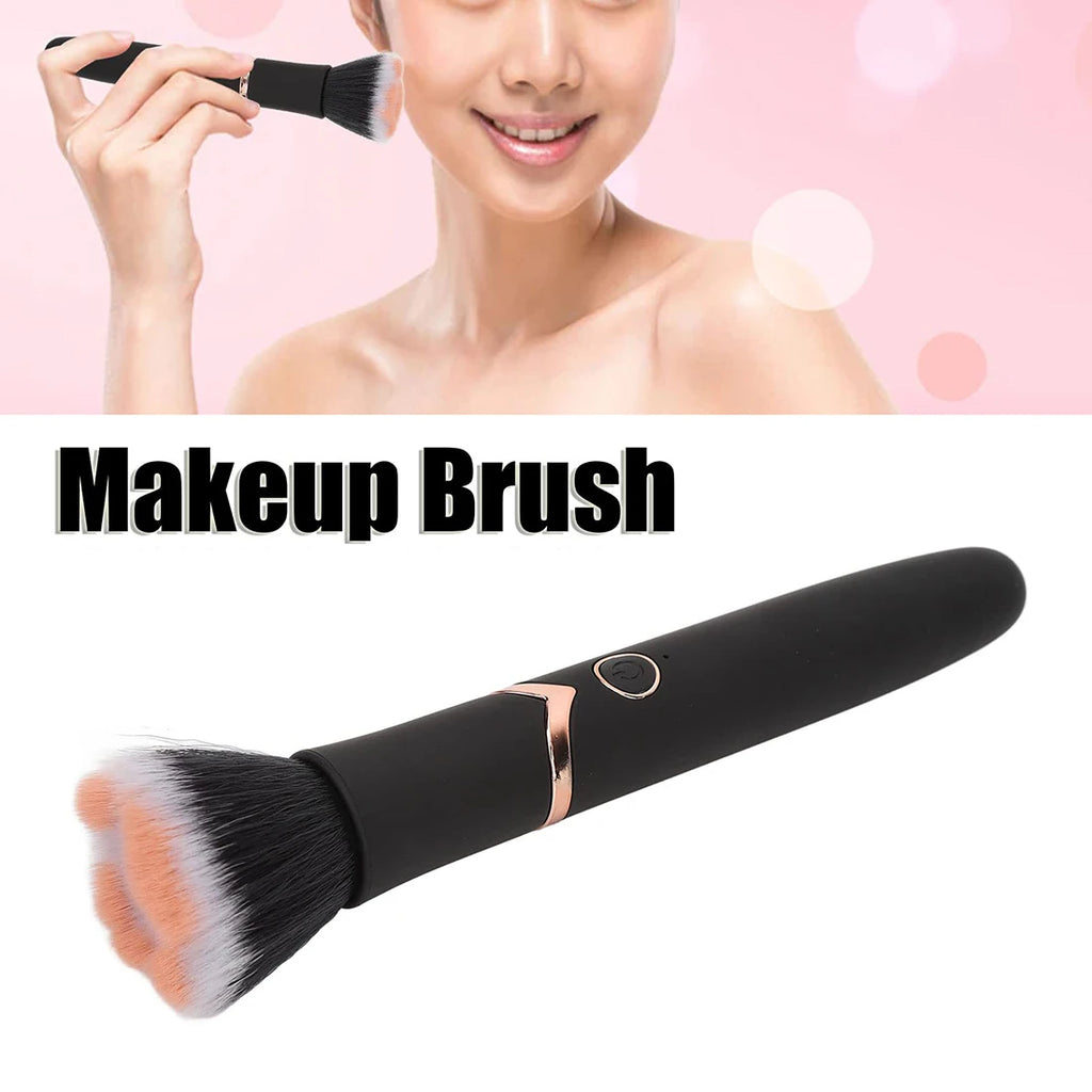 Electric Makeup Brush 10 Gears Vibration Blush Brushes Loose Powder Qme