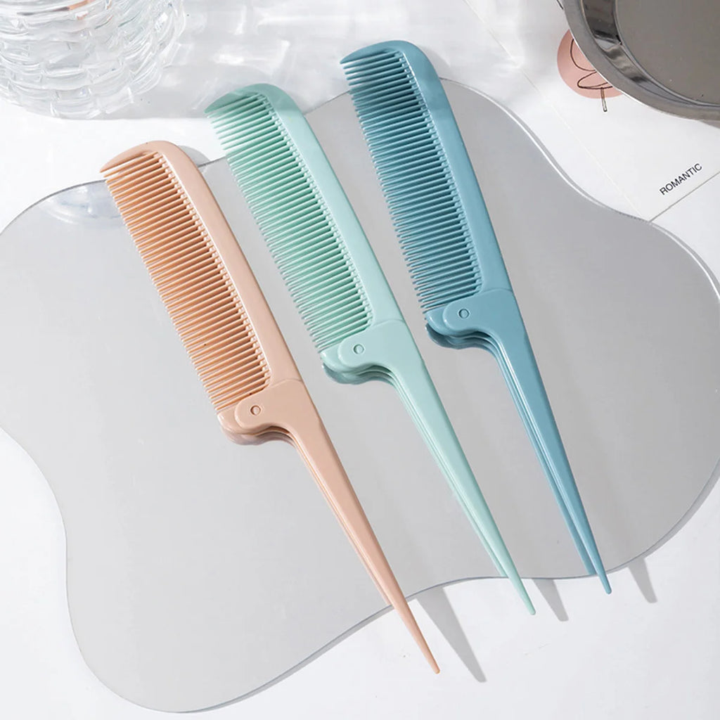 Travel-sized Folding Comb Pocket Hair Styling Pointed End Easy Carry Qme