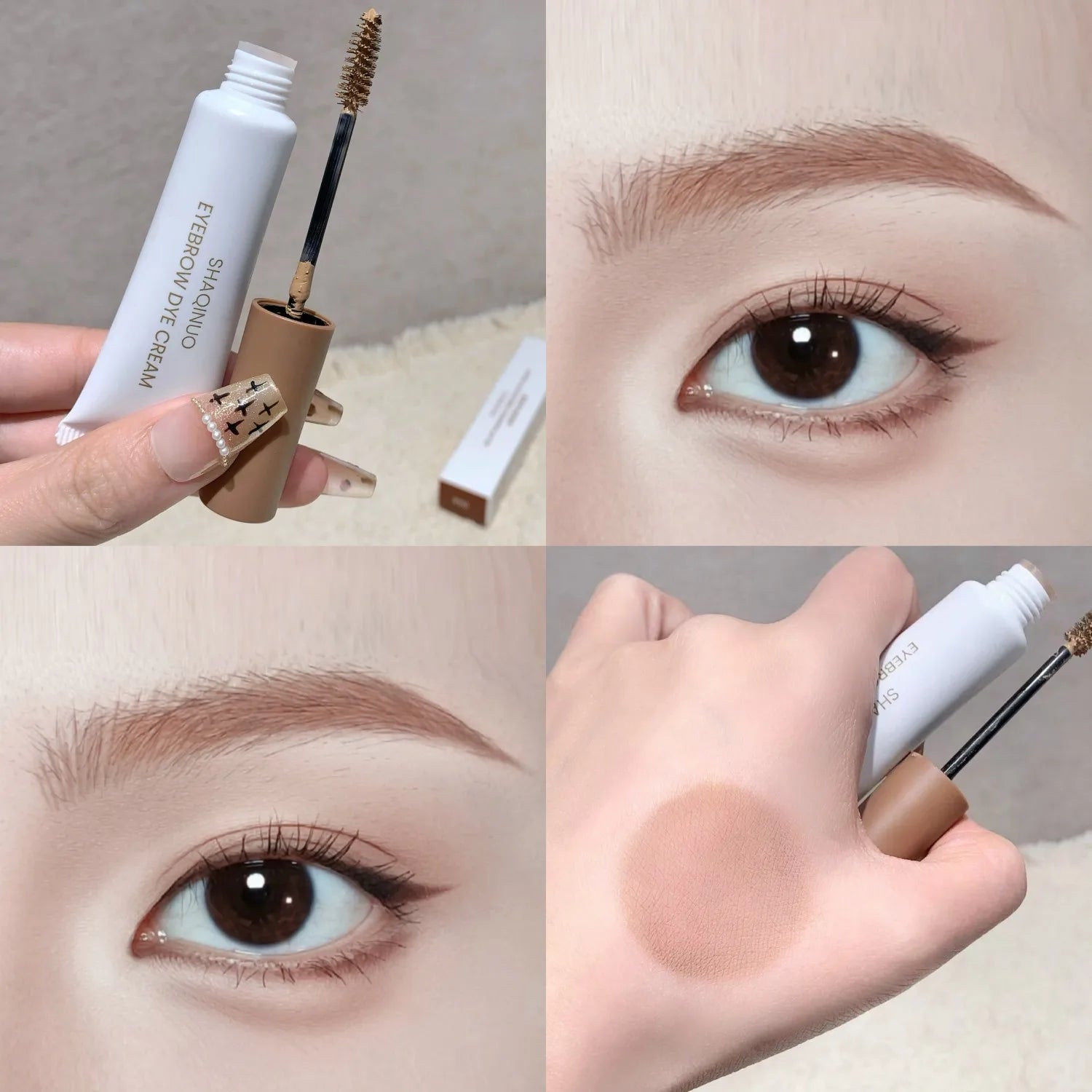 Natural Mist Eyebrow Dye Gel Tint Mascara SHAQINUO Long Lasting Quick Qme S9128-4