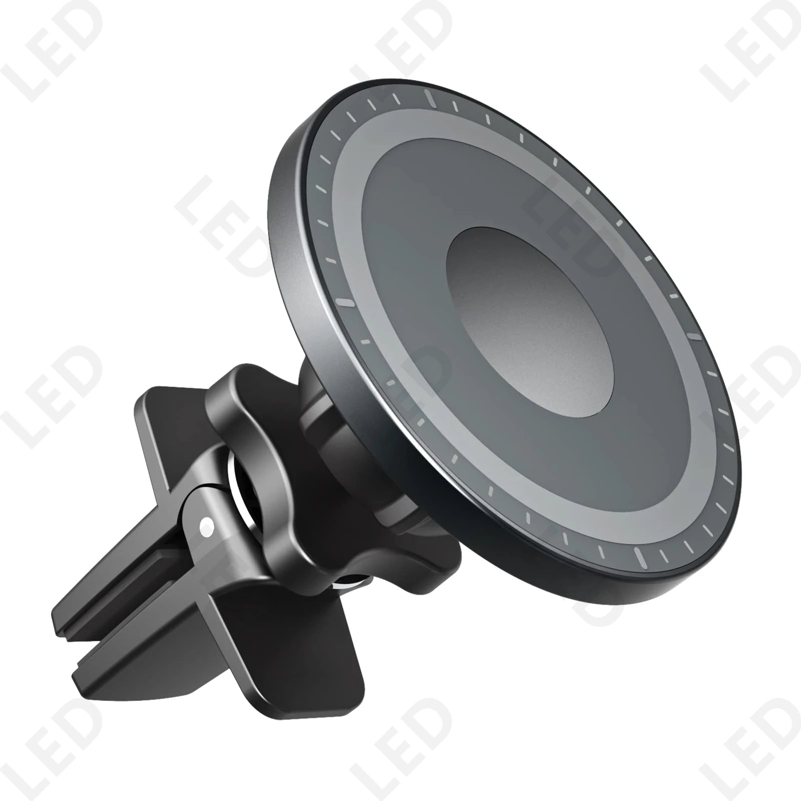 Magsafe Car Mount, Magnetic Car Phone Holder with Clip 360° Rotation Air Vent Cell Phone Mount Fit for iPhone 14 13 12 Samsung Qme Default Title