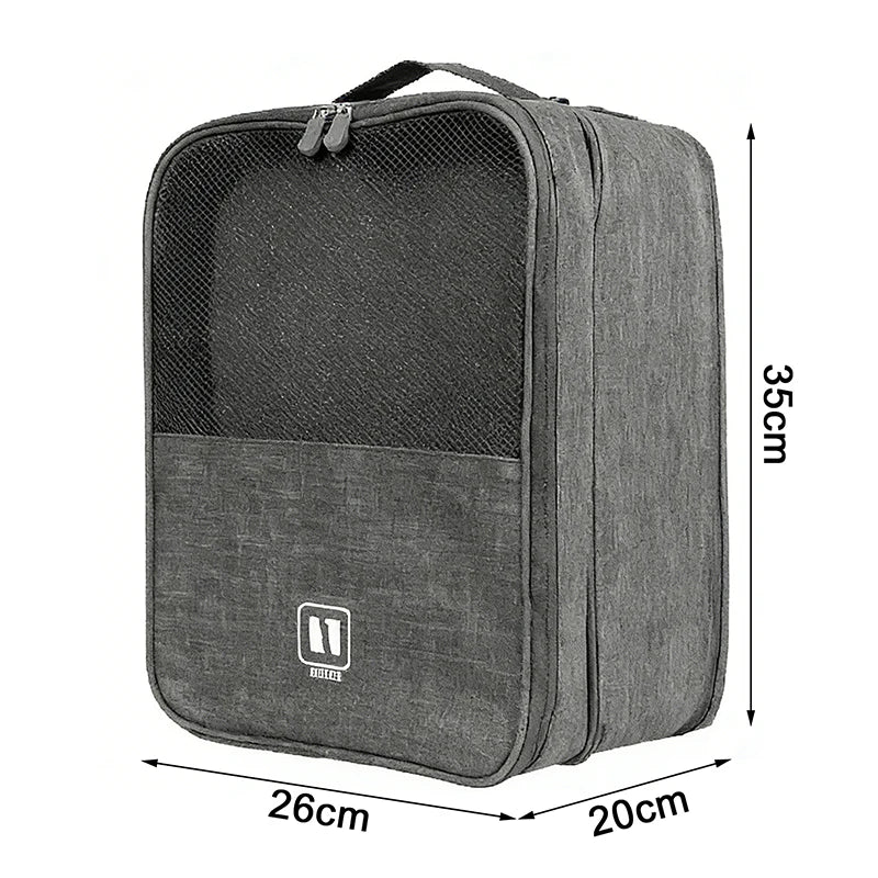 Waterproof Shoe Storage Bag Holds 3 Pairs Shoes Large Capacity Qme A4