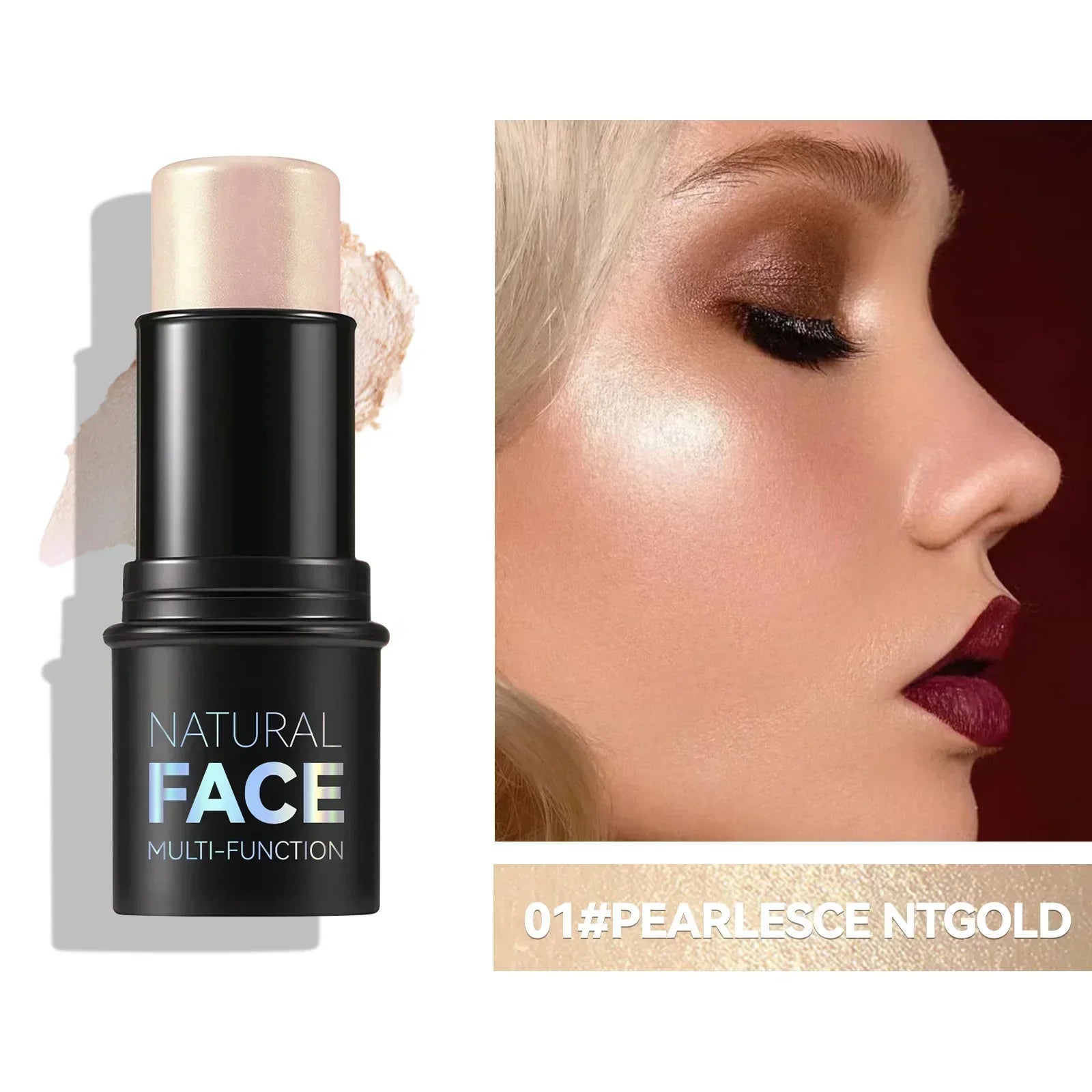 Makeup Face Contouring Bronzer Stick Multifunctional Highlighter Qme 01