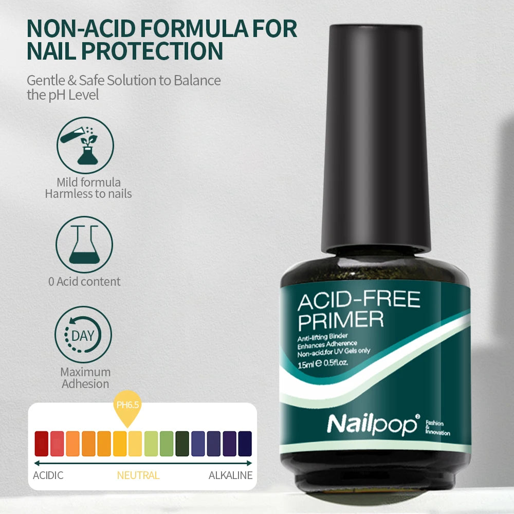 Nail Dehydrator Primer Acid Natural Prep Dehydrate Bond Polish Soft Qme