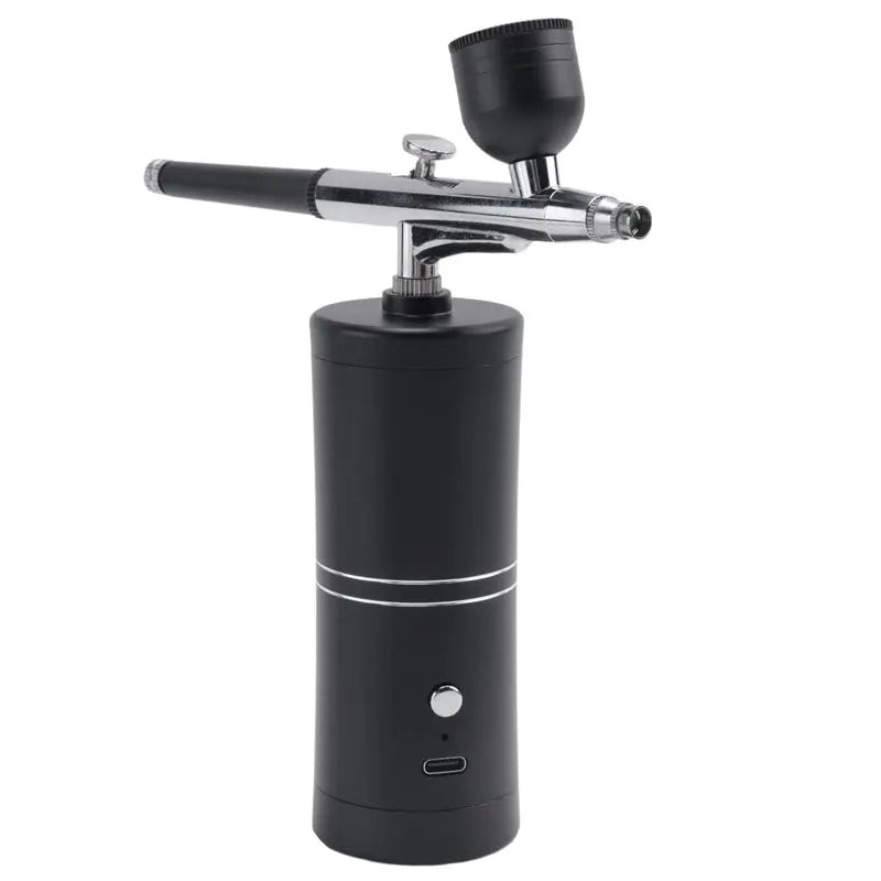 A02F-3X Airbrush Kit With Compressor Rechargeable Cordless Non-Clogging High-Pressure Airbrush Set Qme