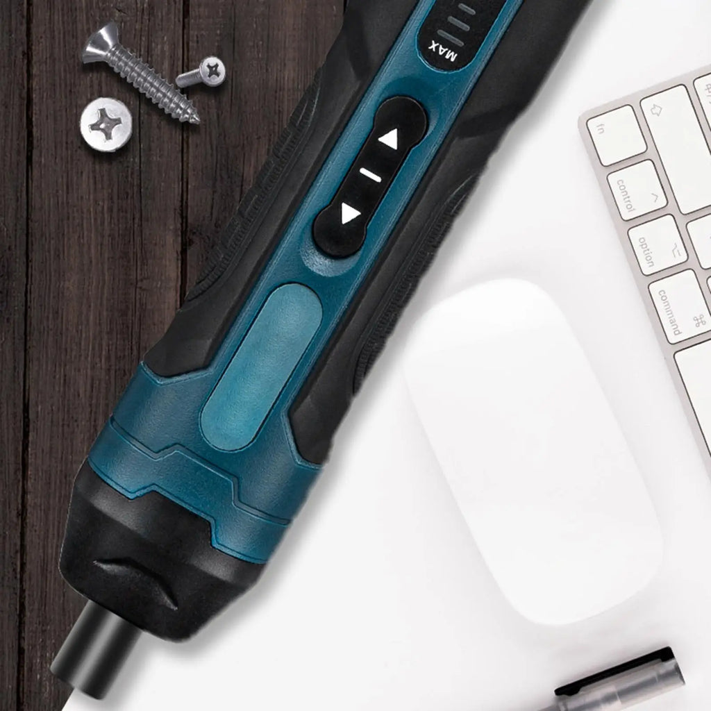 Power Screwdriver Professional Magnetic Comfortable Grip Electric Qme