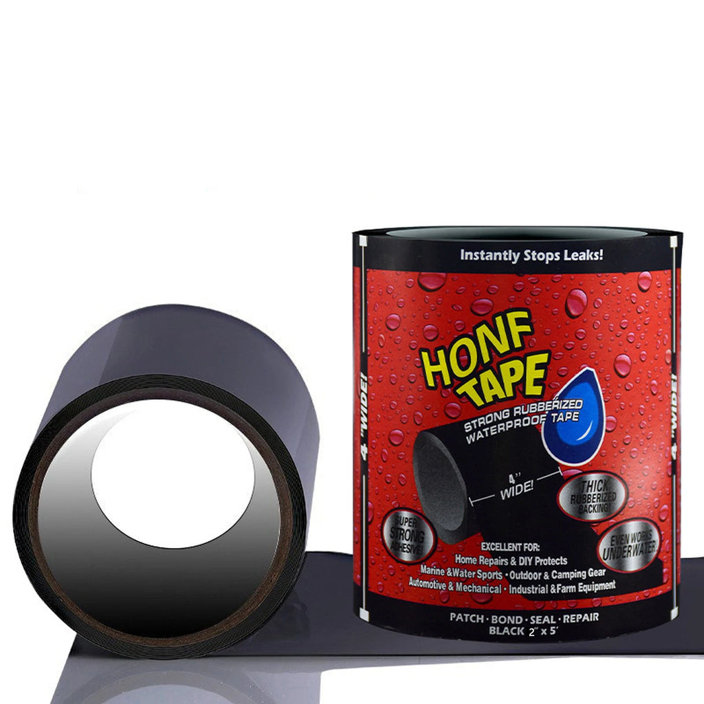 Black Super Adhesive Tape Electric Bicycle Seat Repair Tarpaulin Repair Multipropose Thick Tape for Home RV Roofs Pools Plumbing Qme Other Black