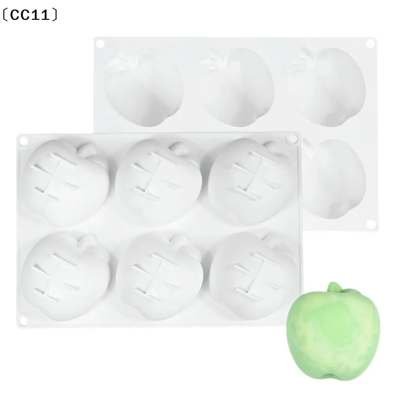 Cherry Design Food Grade French Fruit Mousse Mould Silicone Cake Mold Qme