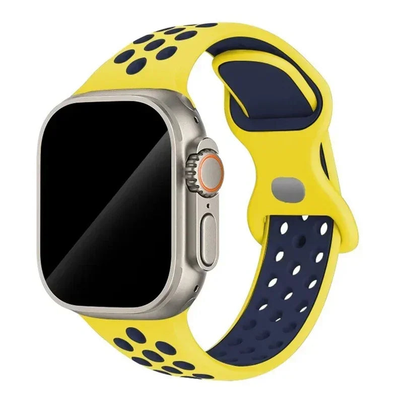 Silicone Strap Apple Watch Band Ultra 2 Sport Bracelet Iwatch Series
