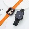 TPU Case+Silicone Strap for Apple Watch Band Ultra 2 49mm 45mm 44mm 41mm Protective Case Bracelet for Iwatch Series 9 8 7 6 5 4 Qme