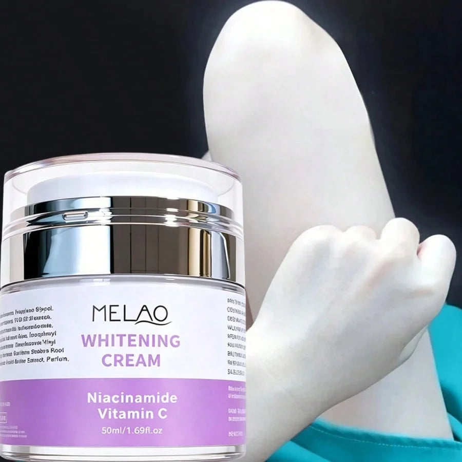 MELAO Whitening Cream with 2% Alpha Arbutin, Kojic Acid & Licorice Root Extract - Brightening Cream for Dark Spots Correction Qme