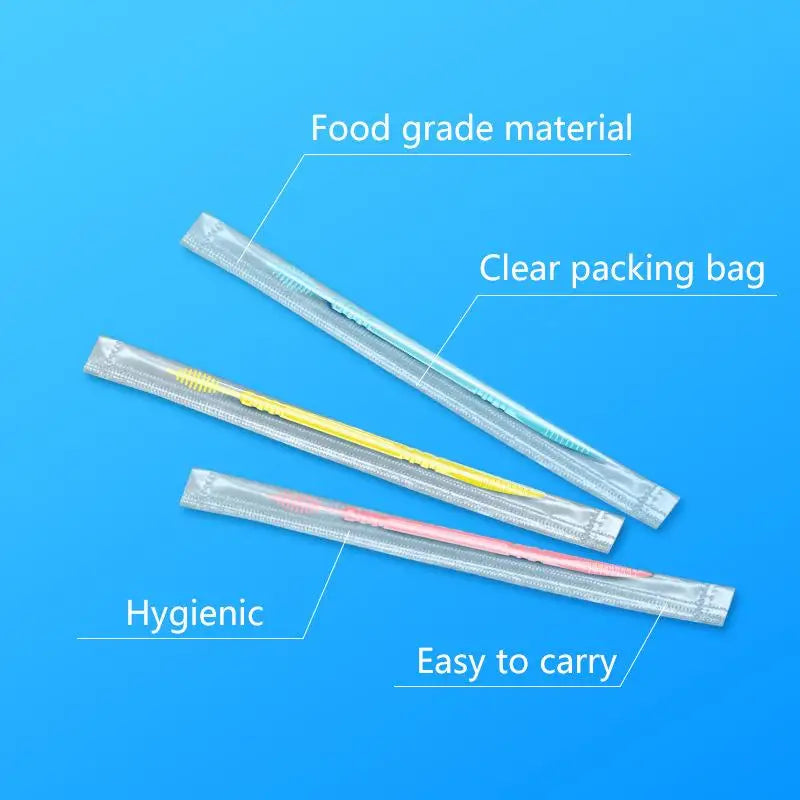 Box Independent Packaging Toothpick Double-ended Interdental Brush Qme