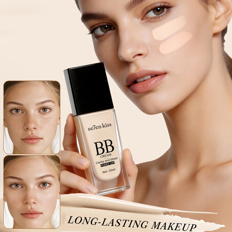 Lightweight Waterproof BB Cream Long-lasting Formula Refreshing Qme