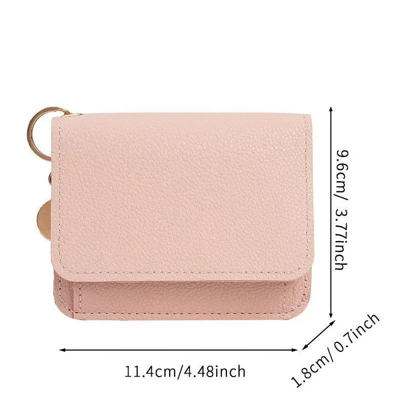 Korean Version Women's Coin Purse Short Fashion Multifunctional Qme