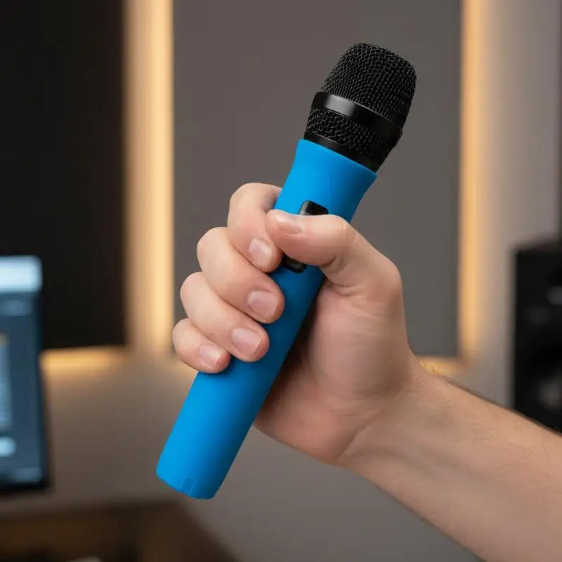 Rubber Handle Cover Wireless Microphones KTV Singers Comfortable Grip Qme