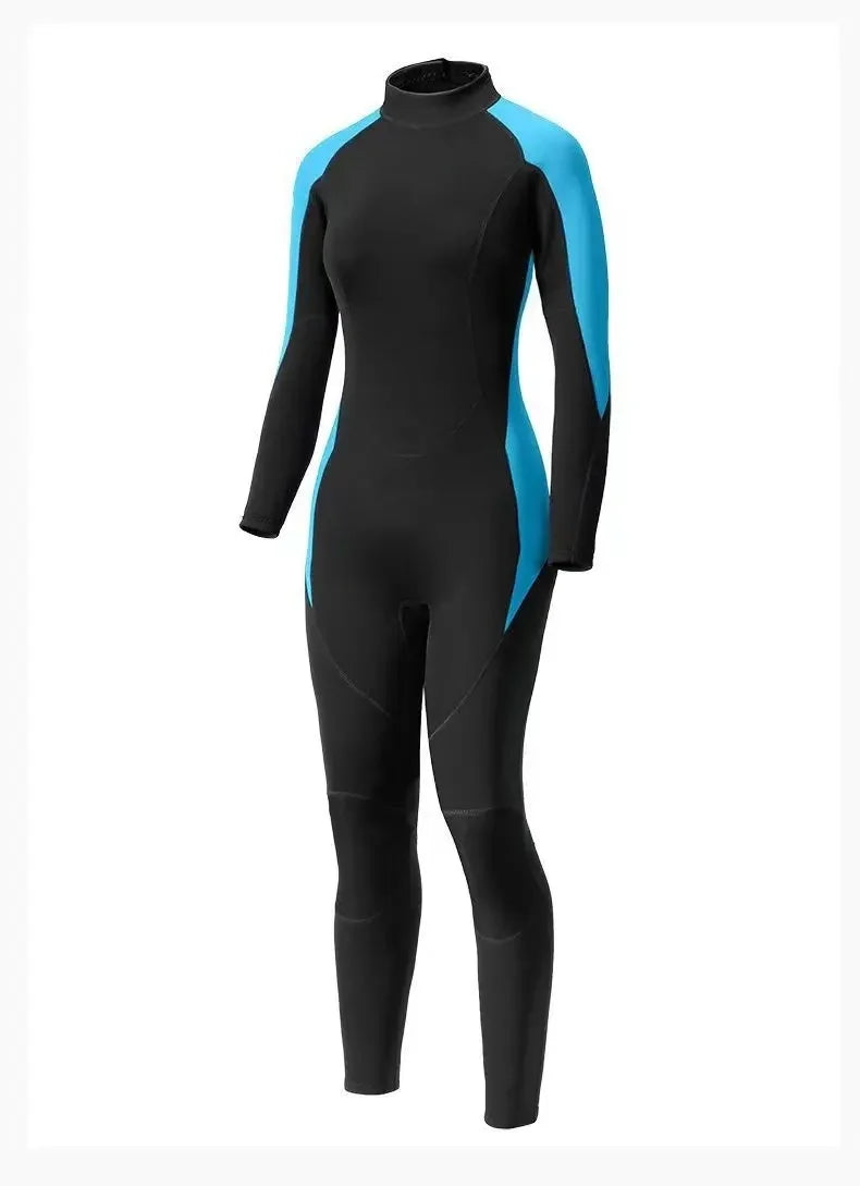 Neoprene Wetsuit Men Scuba Diving Full Suit Spearfishing Swimwear Snorkeling Surfing One Piece Set Winter Keep Warm Swimsuit Qme