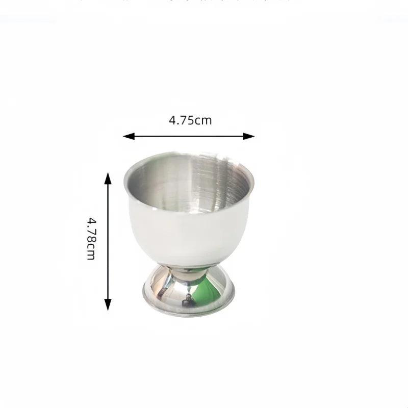 Stainless Steel Egg Opener Shell Opener Egg Head Eggshell Cutter Egg Cup Holder Multi-purpose Egg Tool Kitchen Gadgets Qme Egg tray -1pc