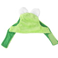 Pet Costume Hat Frog Cartoon Cat Headgear Short Plush Cosplay Most Qme Green CN
