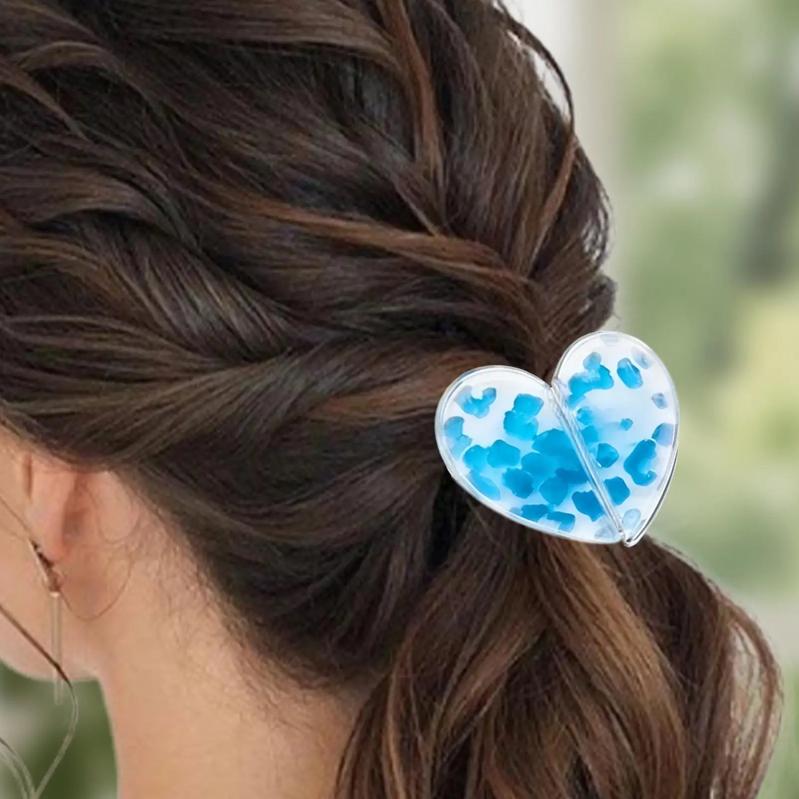 Smart Magnetic Hair Clip Heart-Shaped Non-Slip Styling Clips Ins Style Hair Accessories Strong Hold Magnetic Hairs Clip No Creas Qme