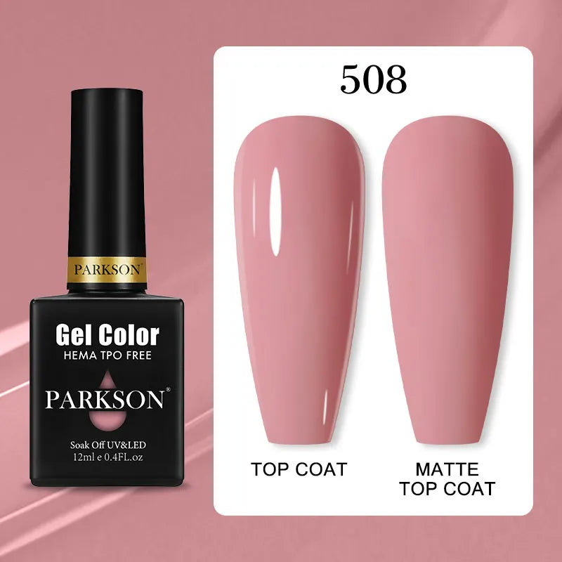Parkson Colorful Nail Gel Polish Lacquer Soak Off UV LED Long Lasting
