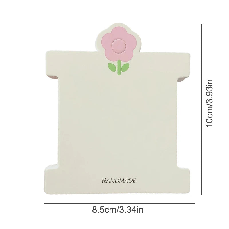 DIY Jewelry Cardboard Package Hair Clips White Craft Hang Tag Carpink Qme one size