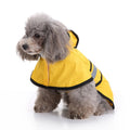 Keep Your Pet Dry And Comfortable - Adjustable Waterproof & Windproof Dog Raincoat! Qme YELLOW XL