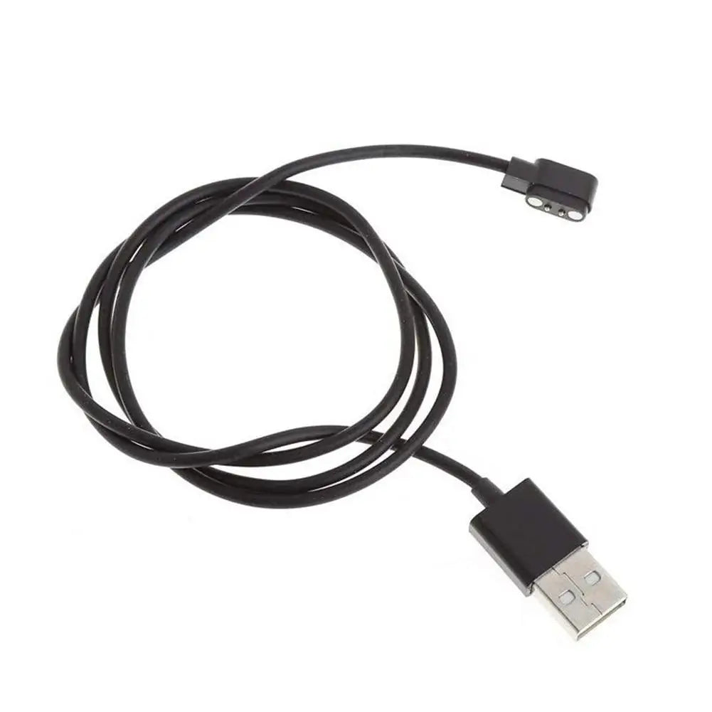 80cm USB Universal Magnetic Charger 2-pin Spacing 2.84mm For Smart Wristband Watch For Miband 6 Bracelet Smartwatch Accessories Qme