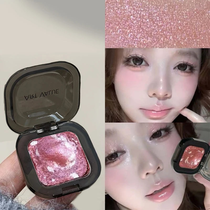 ART VALUE Single Color Eye shadow Shimmer Matte Delicate Lasting Makeup High Gloss Brightening Silkworm Pearlescent Eyeshadow Qme 05
