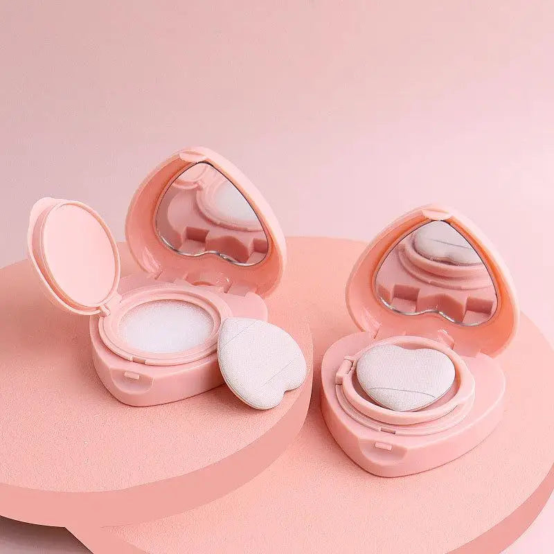 BB Cream Foundation Makeup Travel Refillable Mini Air Cushion Case Qme