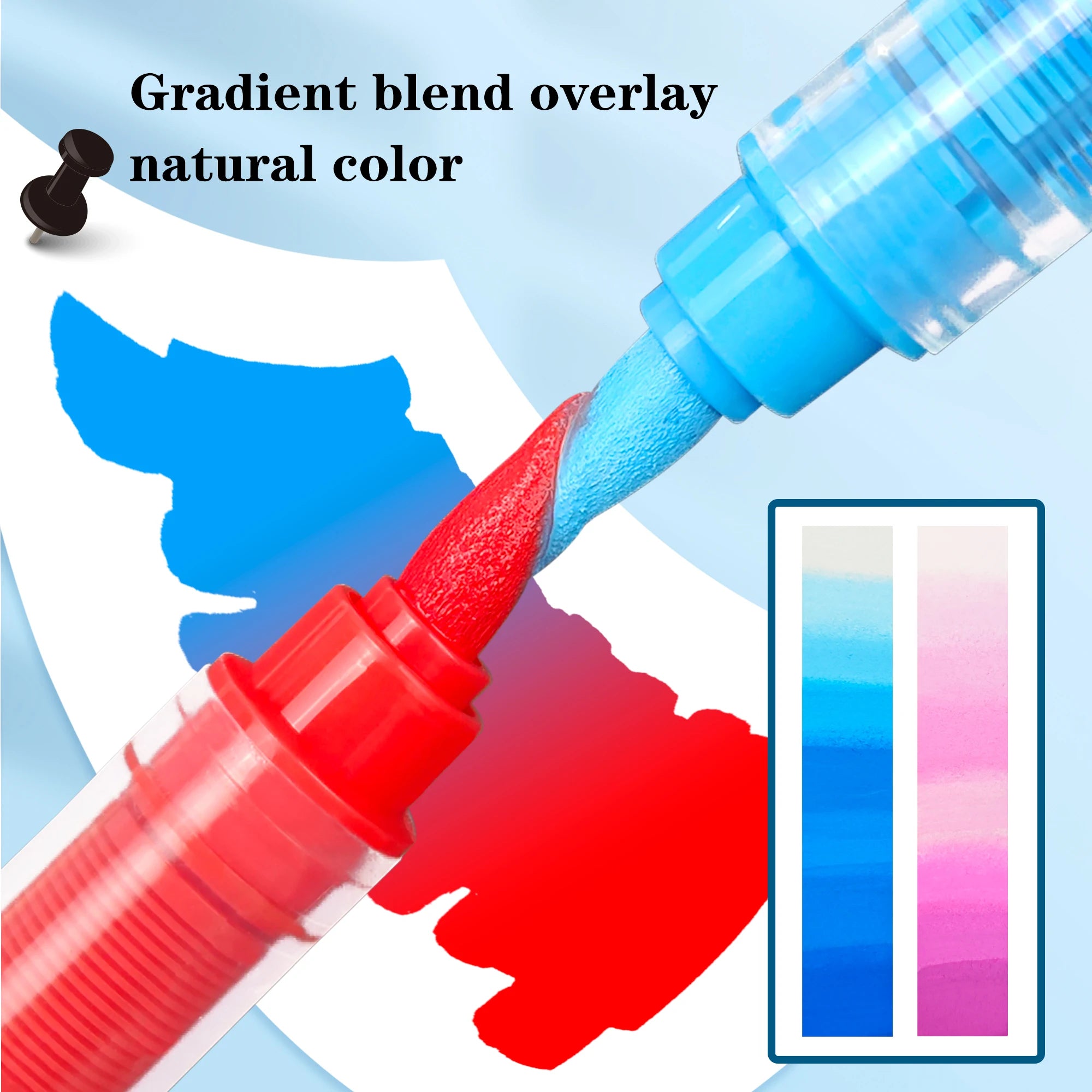 56 Colors Brush Acrylic Markers Pens,Premium Acrylic Paint Pens for Canvas, Rock Painting, Glass,DIY Crafts Making Art Supplies Qme