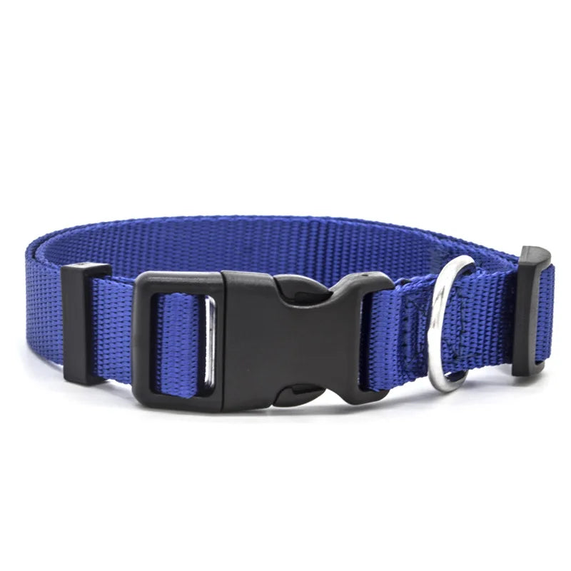 A Adjustable Pet Collars Nylon Puppy Kitten Collar Strong And Durable Neck Band Suitable For Small And Medium Dogs And Cats Qme
