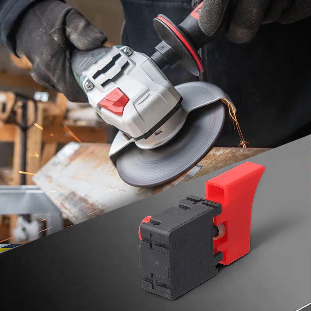 1 * Trigger Button Switch For 125 Type Angle Grinder Switch Anti-lock Electric Switch Power Tool For Power Controlling Qme