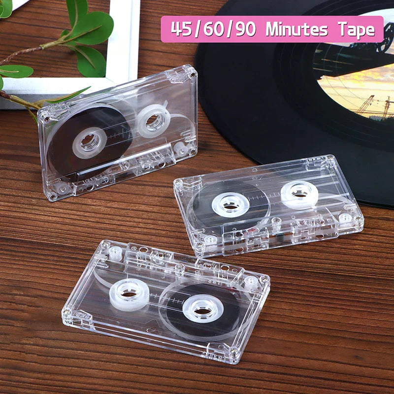 Standard Cassette Blank Tape Player 45 60 90 Minutes Magnetic Audio Qme