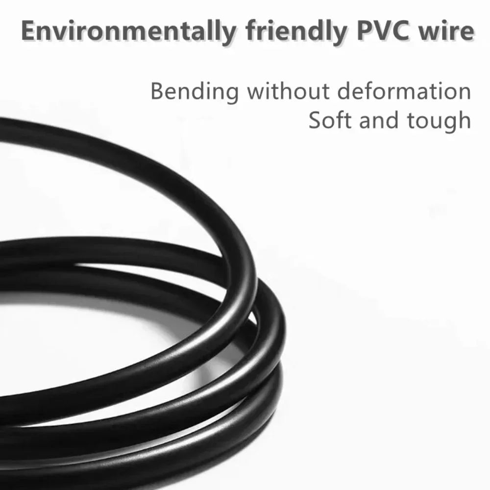 USB 2.0 A Male to Female Data Sync Black Charger Extension Cable Cord USB Cable for PC Laptop Keyboard Camera Printer Connector Qme