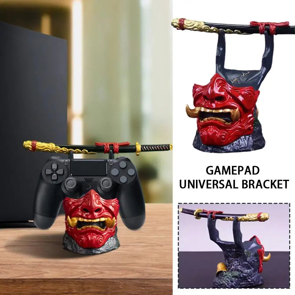 For Gaming Controller Holder One More Life Controller Holder Figure Headphone Stand For PS5/4 Gamepad Bracket Qme
