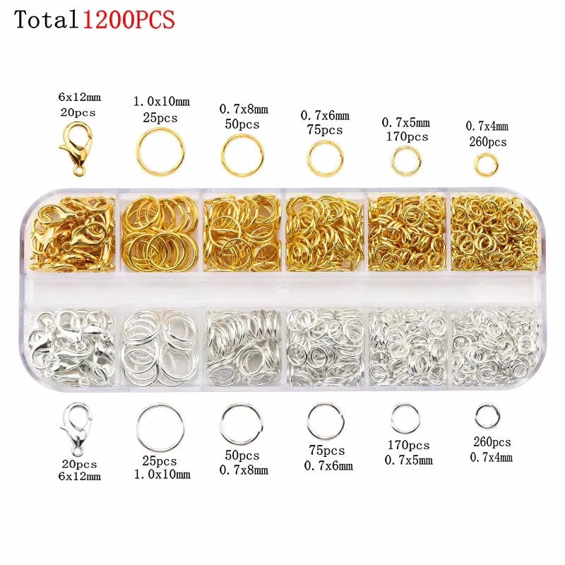 Alloy Accessories Jewelry Findings Earring Making Lobster Clasp Open