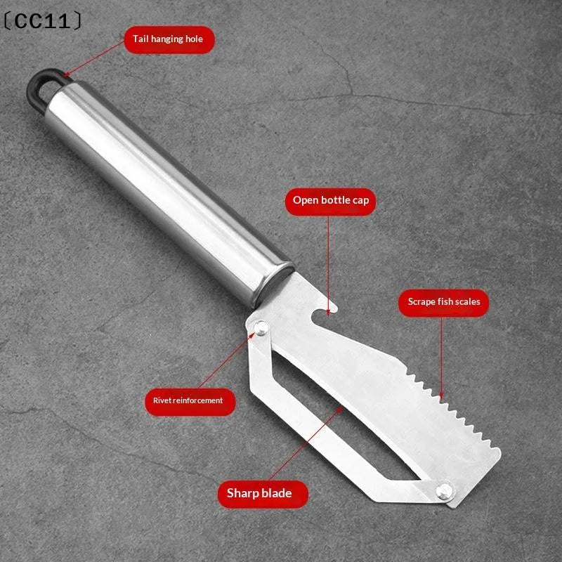 Multi-functional Vegetable Peeler Kitchen Ultra- Stainless Steel Qme